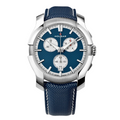 Blue & White Chronograph 44mm | White Dial