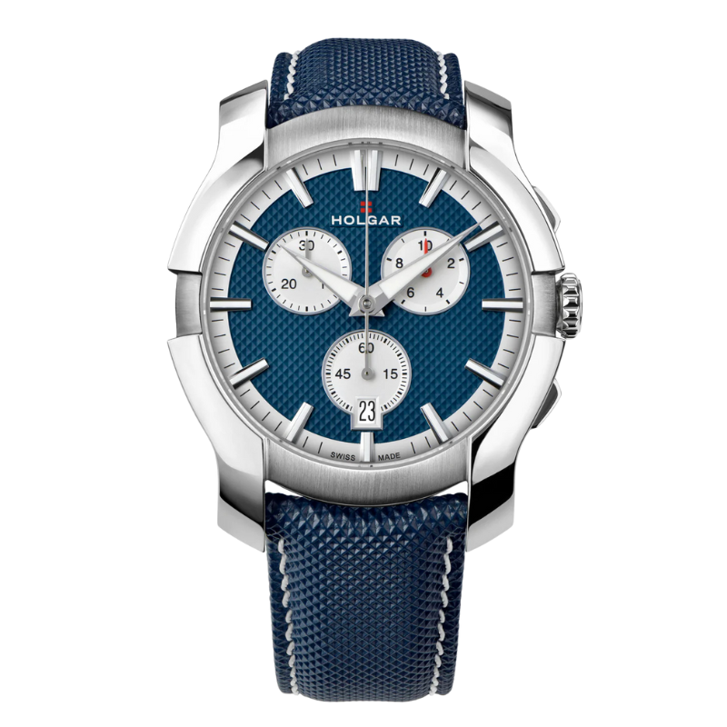 Blue & White Chronograph 44mm