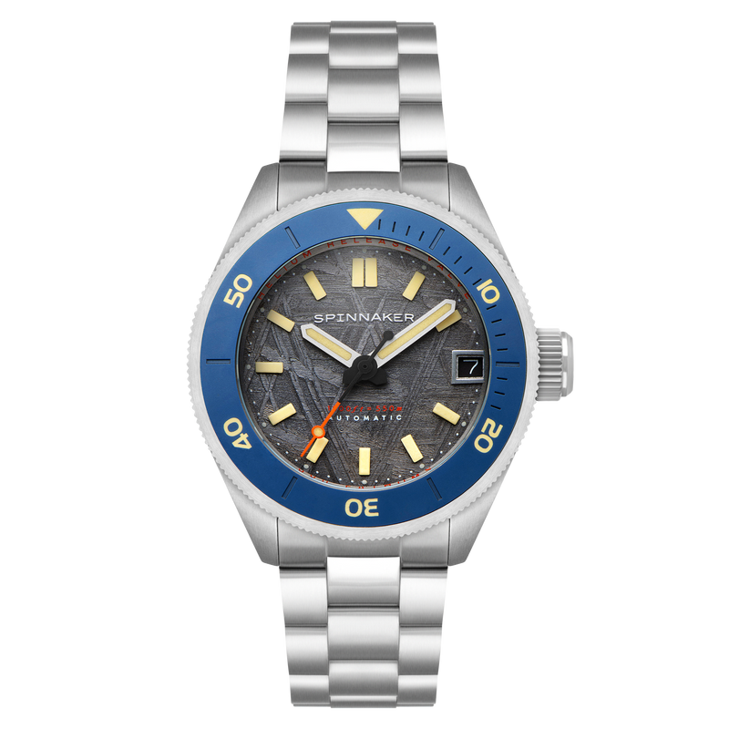 Piccard Automatic Meteorite Limited Edition Grey & Blue / Stainless Steel |  Dial