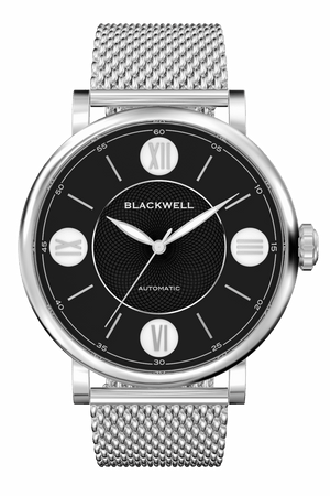 Grand Central BLK Face SS Band