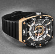 SkaFander 46SCSKFBLKBKGD2 / Black, Openworked | Black Dial