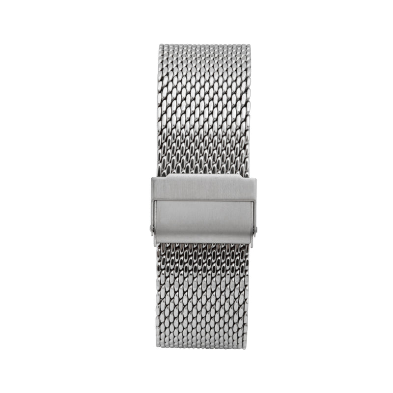 Thick Mesh Band for Apple Watch Ultra & Series 8/7/6/5/4/3/2/1/SE Silver (42mm | 44mm | 45mm | 49mm) |  Dial