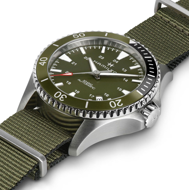 Khaki Navy Scuba Auto | Green Dial