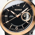 Heinrich Minimal Swiss Automatic Limited Edition Black / Black Stainless Steel | Black Dial