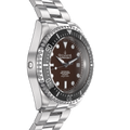 Deep Marine Explorer Swiss Automatic II Silver bezel | Brown Dial