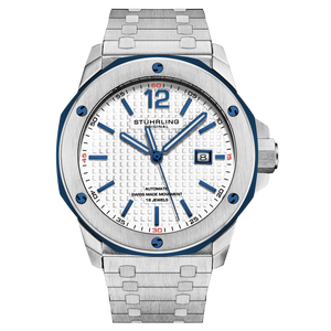 Fortitude Automatic 44mm Blue/Silver | Silver Dial
