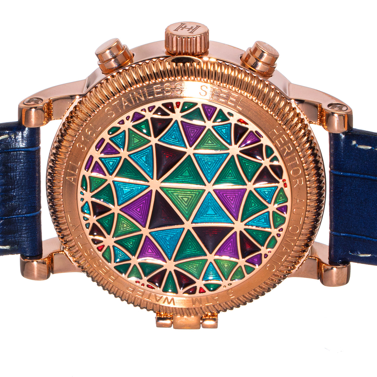 Legacy Rose Gold/Blue | Multi-colored Dial