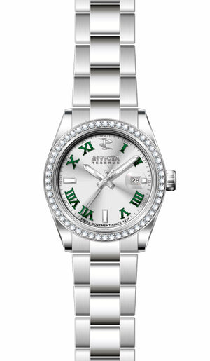 Elite Diamond Silver dial / Silver Stainless Steel Bracelet Silver Dial