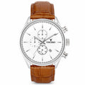 The Chrono S2 40mm Silver/Tan | White Dial