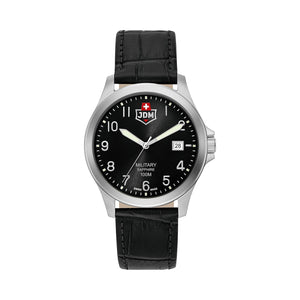 Alpha I Black dial, black leather Black Dial