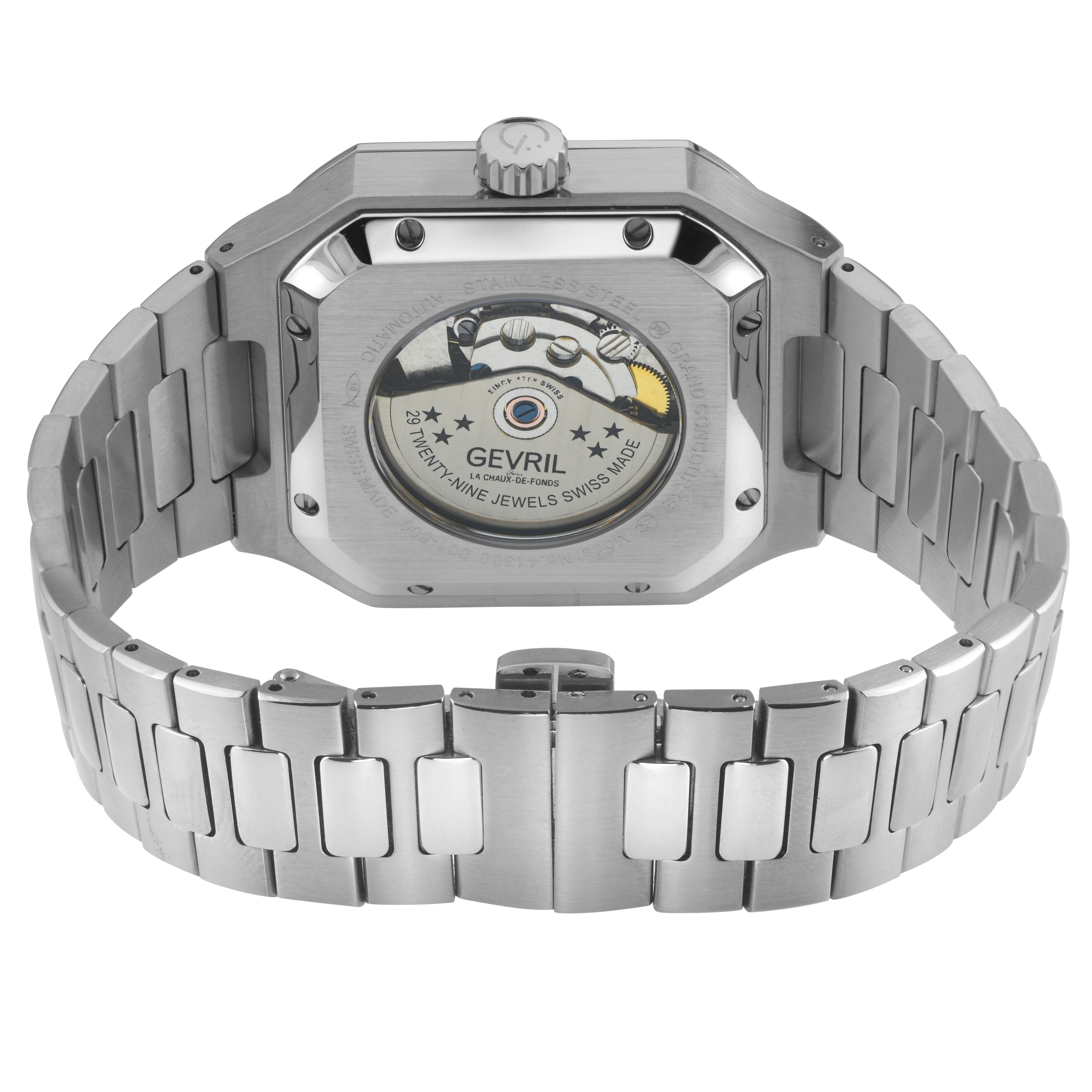 Grand Concourse Swiss Automatic, 316L Stainless Steel Case, Green
