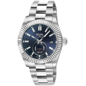 West Village Blue Sunray Dial 316L Stainless Steel Bracelet Stainless Steel Fluted Bezel 40mm Blue Dial