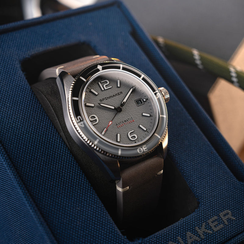 Fleuss Automatic Grey / Leather | Grey Dial