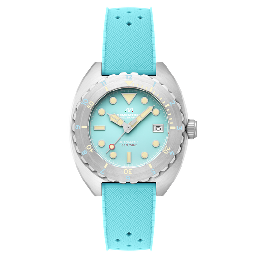 Amalfi Automatic Blue / Blue Silicone | Blue Dial