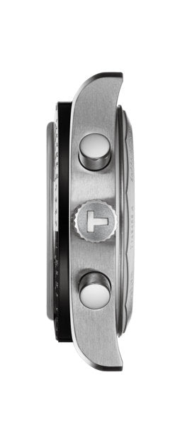 PR516 Mechanical Chronograph Silver-tone | Black Dial