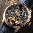 Thomas Earnshaw Longitude Automatic Skeleton Blue / Leather | Blue Dial