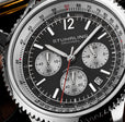 Monaco Chronograph Black/Silver | Black Dial
