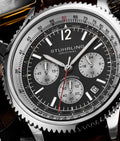 Monaco Chronograph Black/Silver | Black Dial