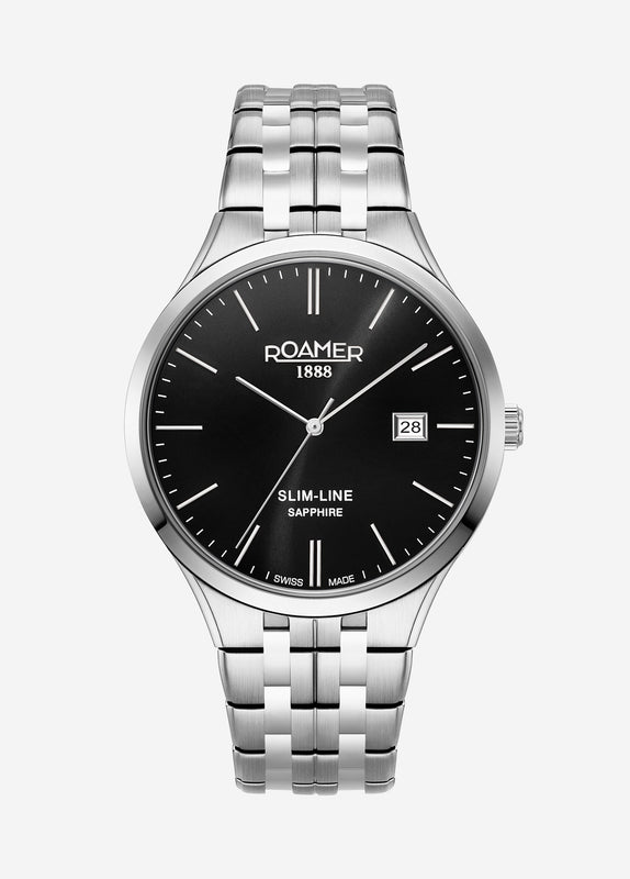 Slim-Line Classic A01-WA | Black Dial