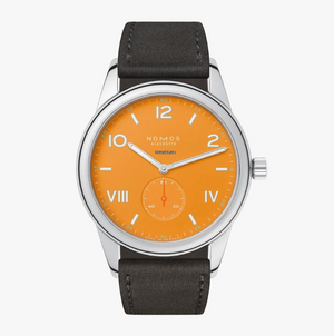 Club Campus 38 Future Orange Orange/Black Vegan Leather Orange Dial