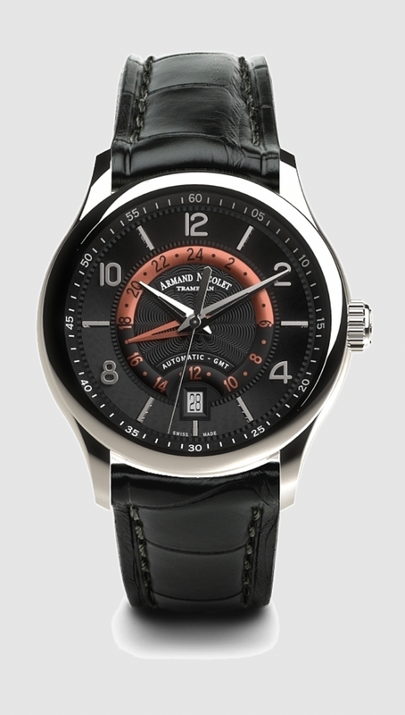 M02-4 Black/Leather Strap | Black Dial