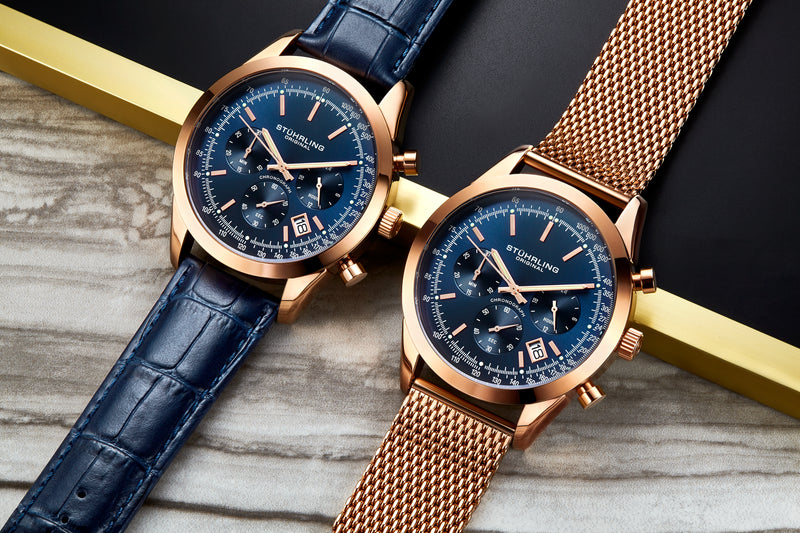 Monaco Rose Gold Rose Gold/Alloy | Blue Dial