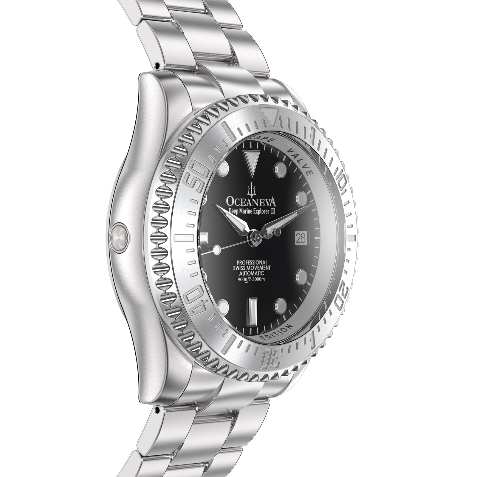 Deep Marine Explorer III – Black Dial
