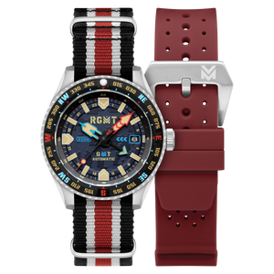 Dragoon GMT Automatic Multicolor Dial / Multicolor Nylon Strap Multi-Color Dial