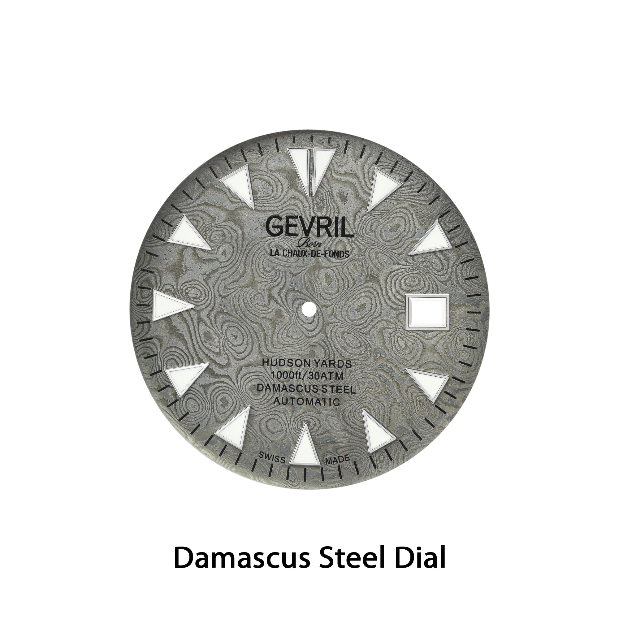Hudson Yards -Damascus Swiss Automatic SW200-1 - Damascus Steel