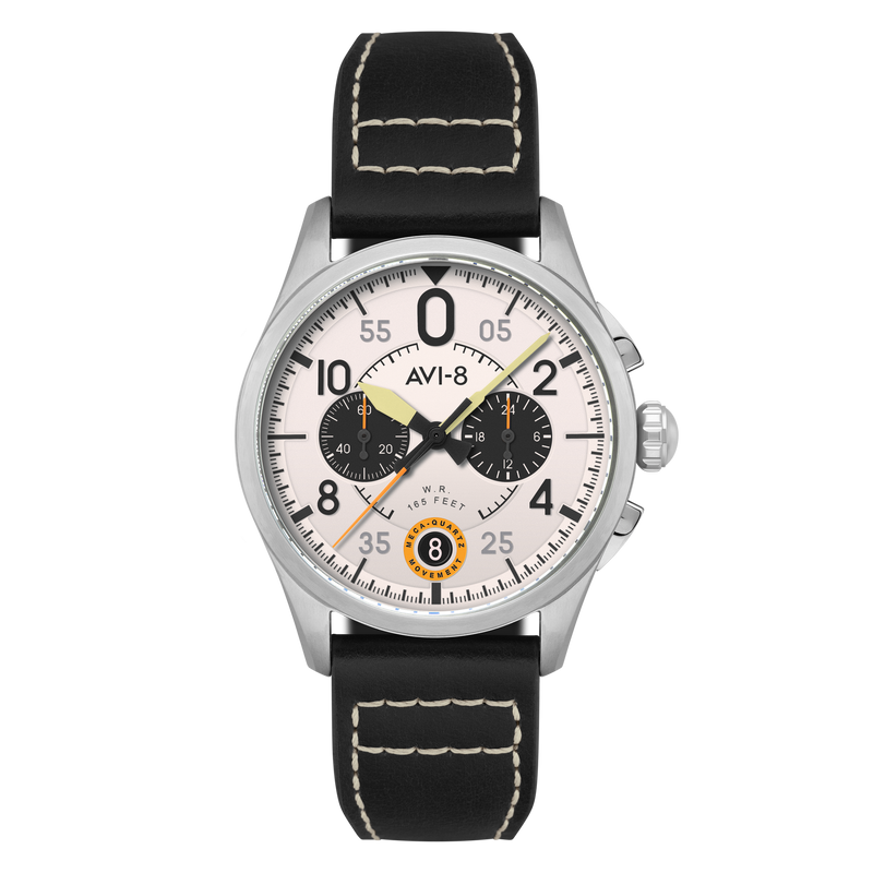 Lock Chronograph Imperial War Museums Edition White / Leather | White Dial