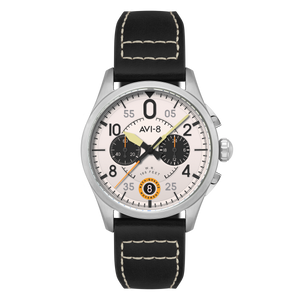 Lock Chronograph Imperial War Museums Edition White / Leather | White Dial