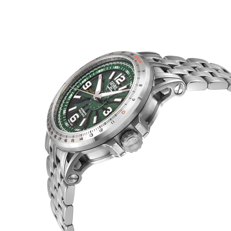 Wind Master Automatic Gevril Men's Automatic Wind Master Green Dial Stainless Steel Bracelet | Green Dial