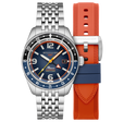 Fleuss GMT Automatic Blue/Stainless Steel | Blue Dial