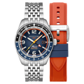Fleuss GMT Automatic Blue/Stainless Steel | Blue Dial