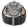 Vaughn Swiss automatic ETA 7750 pilot chronograph gray Dial, Italian Leather Strap Gray Dial