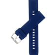 Bandini SIL.115 | Mens Quick Release Tire Tread Silicone Sports Watch Band, Waterproof, Blue / 22mm 22mm / Blue |  Dial