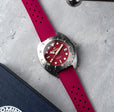 Amalfi Automatic Red / Red Silicone | Red Dial
