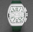 Vanguard 45CCWHTGRN / White | White Dial