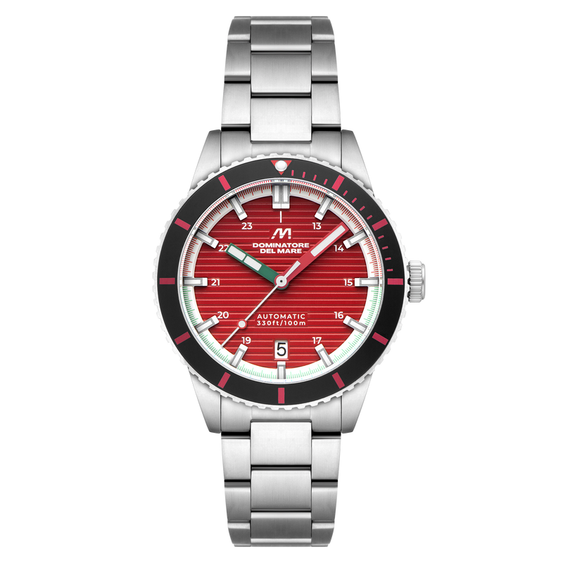 Scilla Automatic RED / STAINLESS STEEL | Red Dial
