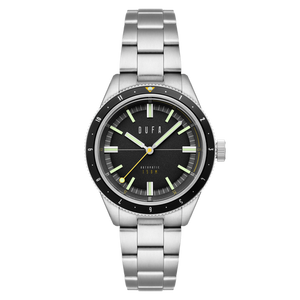 Dufa Freitaucher Automatic Black / Stainless Steel | Black Dial