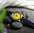 Aviatore Japan Quartz Yellow / Leather | Yellow Dial