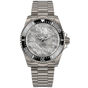 Titanim Deep Marine Explorer II Black Bezel | Grey Stone Dial
