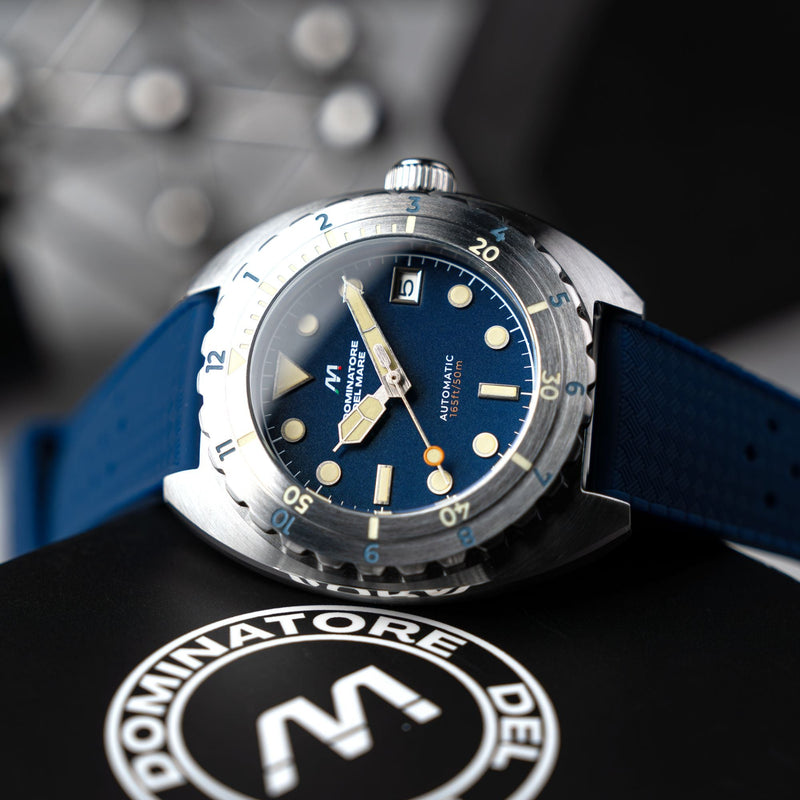 Amalfi Automatic Blue / Blue Silicone | Blue Dial