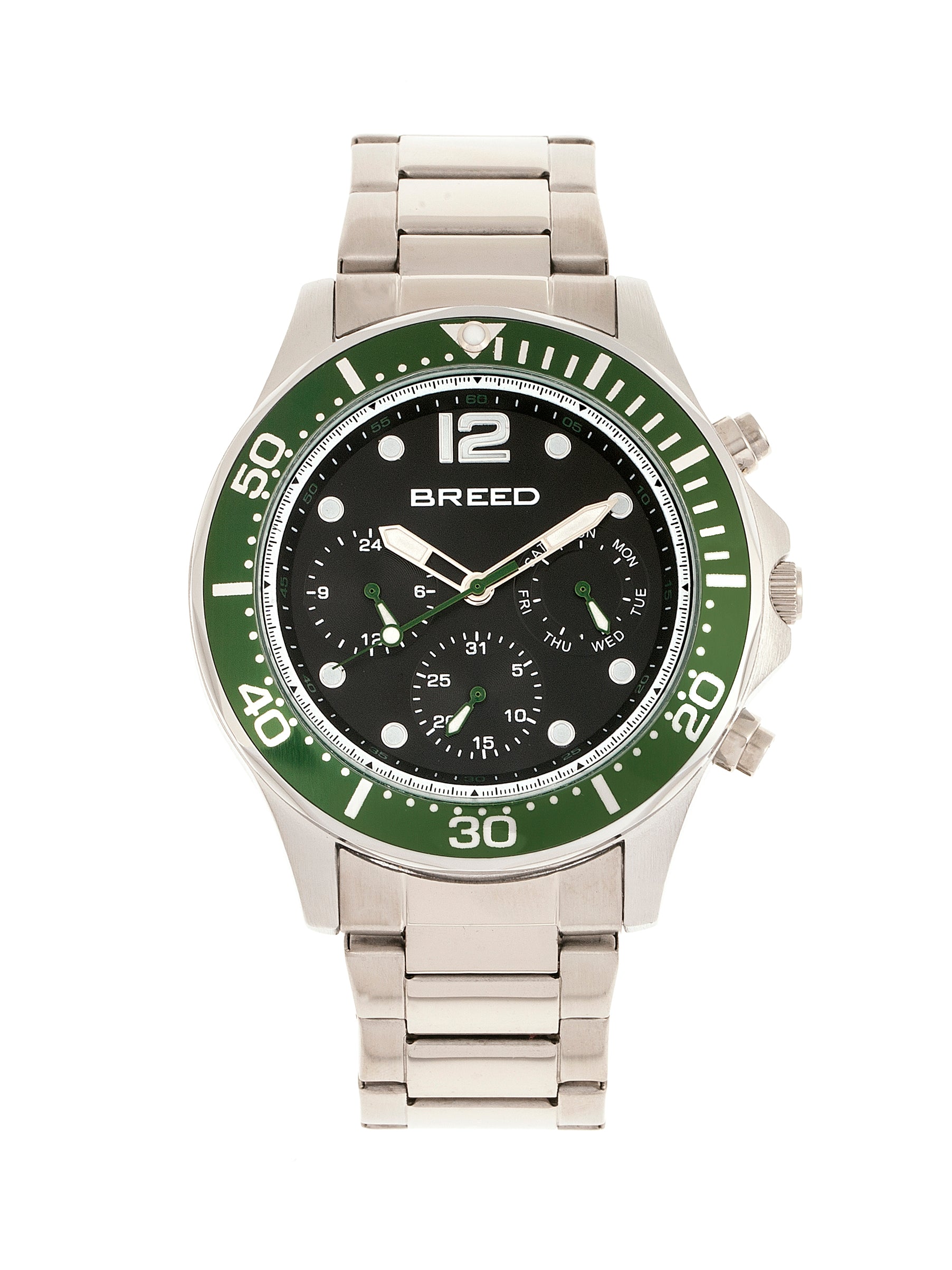 Pegasus Green/Silver | Black Dial