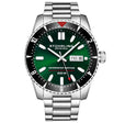 Aquadiver 1004 Green Silver/Stainless Steel | Green Dial