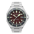 Dumas Burgundy / Stainless Steel | Burgundy Dial