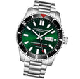 Aquadiver 1004 Green Silver/Stainless Steel | Green Dial