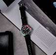 Camogli Automatic Black / Black Leather | Black Dial