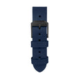 STRAP, 20mm, ITALIAN LEATHER, CROSS HATCH, IP BLACK BUCKLE, ROYAL BLUE, STANDARD ITALIAN LEATHER, CROSS HATCH |  Dial