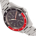 Calder Silver/Black-Red | Black Dial